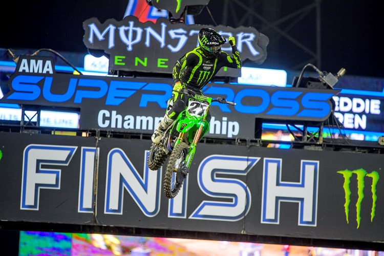 Anderson winning Race #2